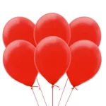 Helium Red Balloons (6 balloons) +$ 18