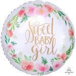 Helium Sweet Baby Girl +$ 15