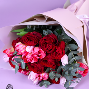 Scarlet & Blush Bouquet